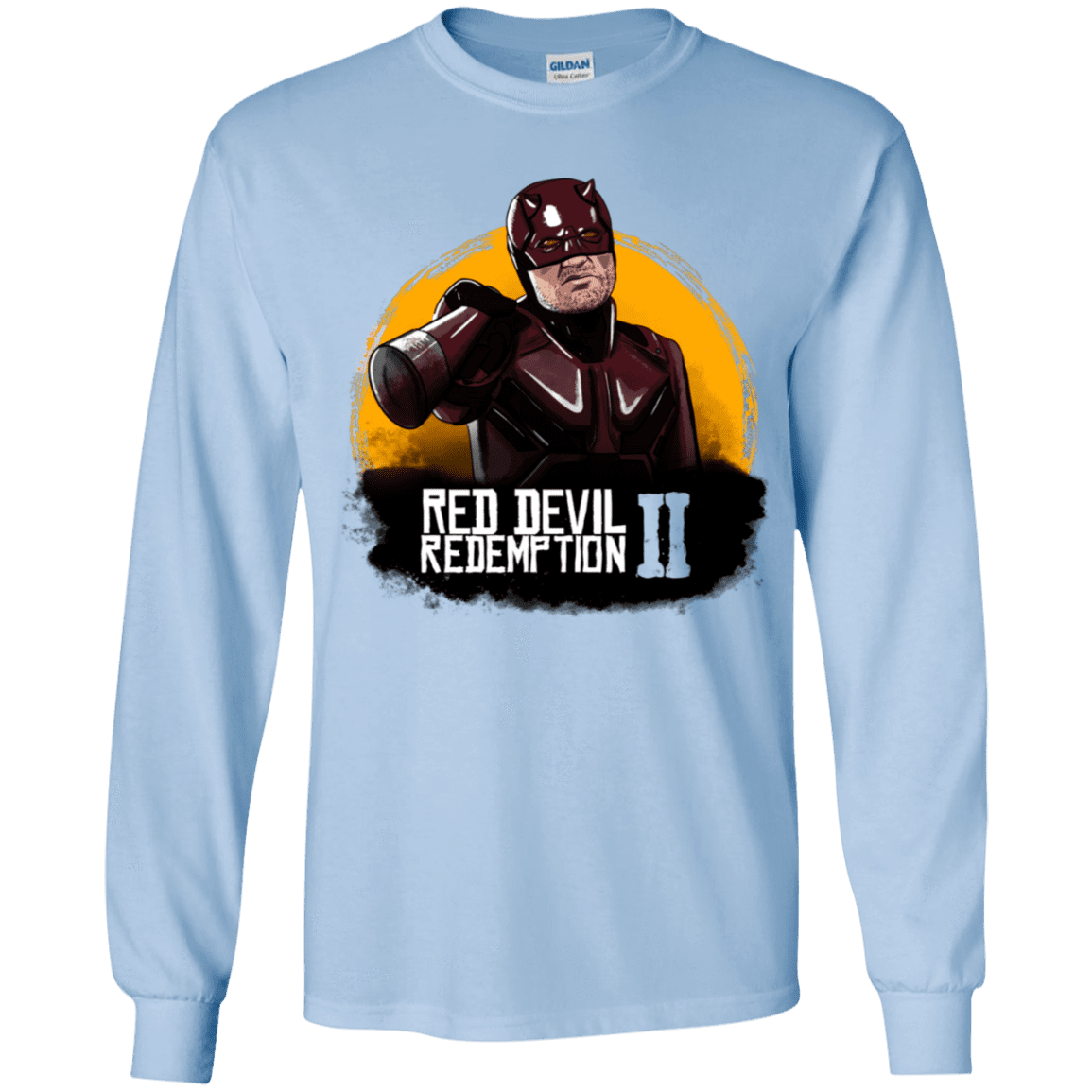 T-Shirts Light Blue / YS Red Devil Redemptions Youth Long Sleeve T-Shirt