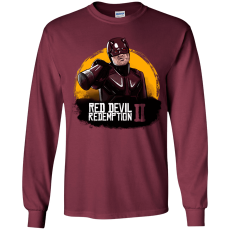 T-Shirts Maroon / YS Red Devil Redemptions Youth Long Sleeve T-Shirt