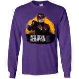 T-Shirts Purple / YS Red Devil Redemptions Youth Long Sleeve T-Shirt