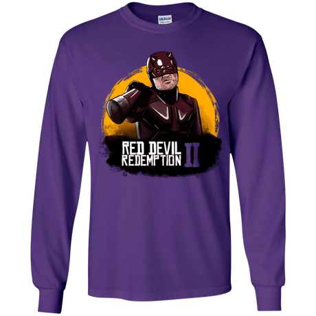 T-Shirts Purple / YS Red Devil Redemptions Youth Long Sleeve T-Shirt