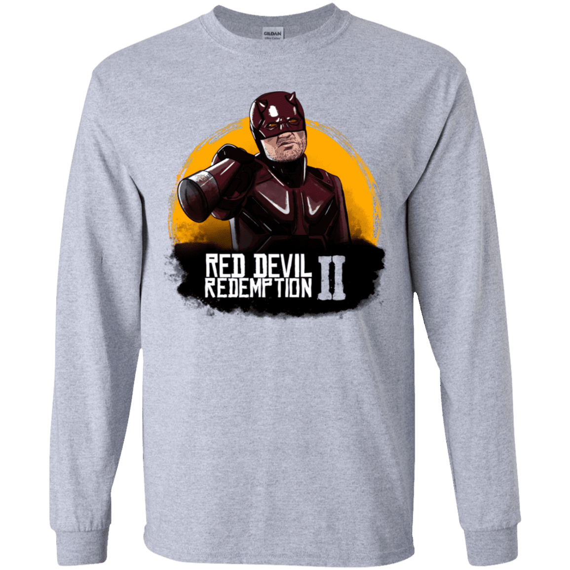 T-Shirts Sport Grey / YS Red Devil Redemptions Youth Long Sleeve T-Shirt