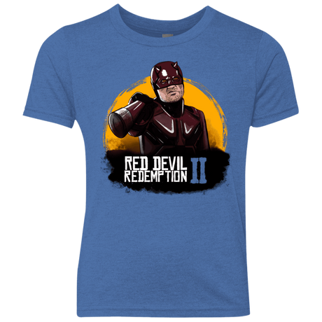 T-Shirts Vintage Royal / YXS Red Devil Redemptions Youth Triblend T-Shirt