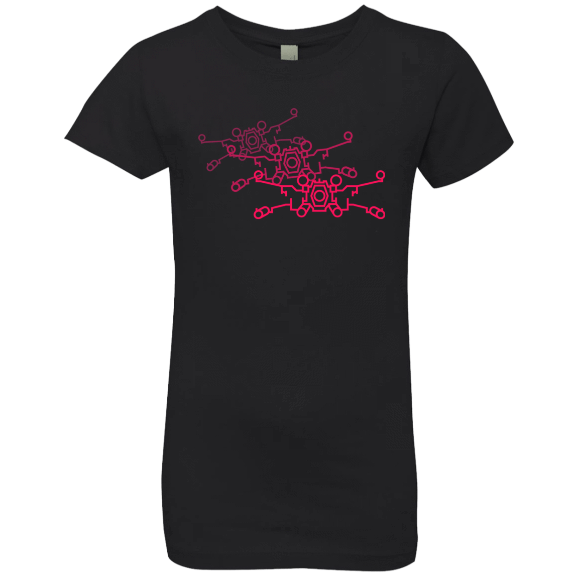 T-Shirts Black / YXS Red Five Girls Premium T-Shirt