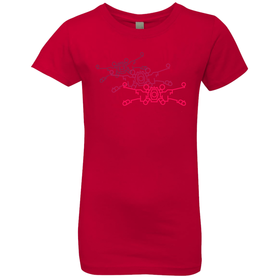 T-Shirts Red / YXS Red Five Girls Premium T-Shirt