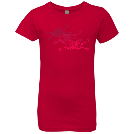 T-Shirts Red / YXS Red Five Girls Premium T-Shirt