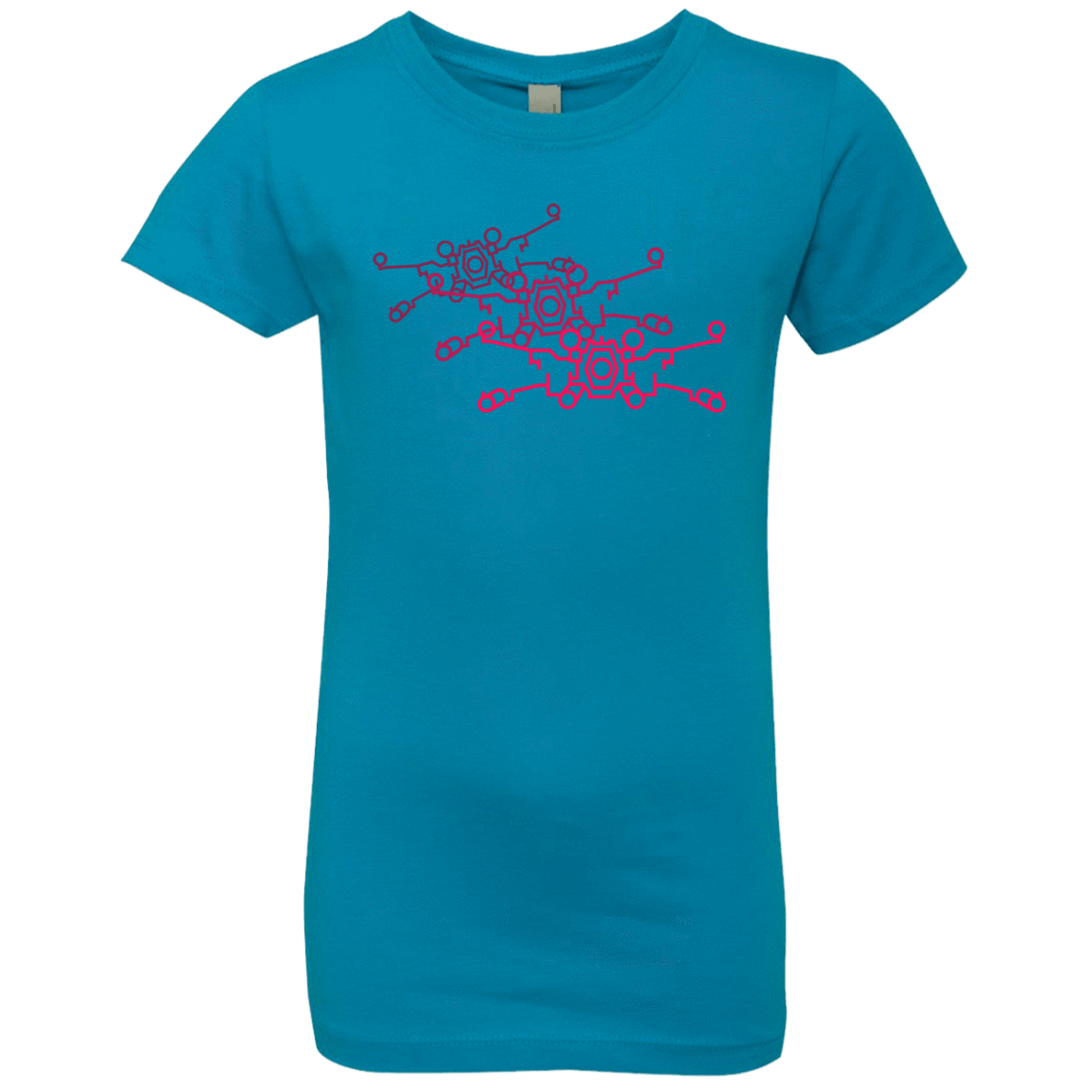 T-Shirts Turquoise / YXS Red Five Girls Premium T-Shirt