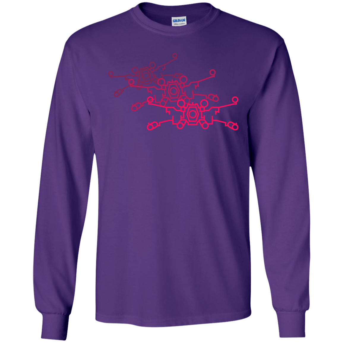 Red Five Men's Long Sleeve T-Shirt