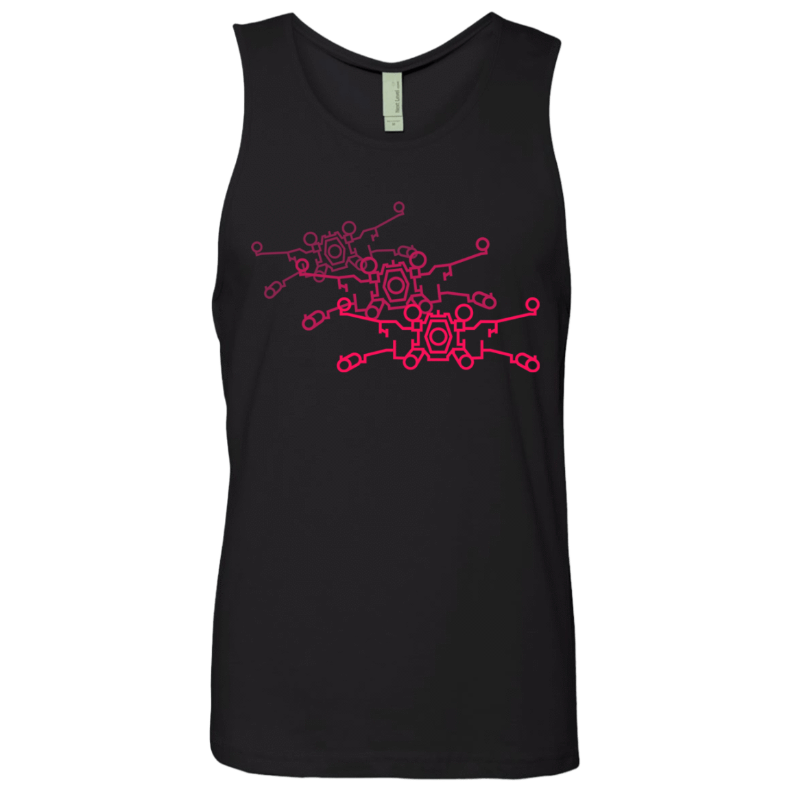 T-Shirts Black / S Red Five Men's Premium Tank Top