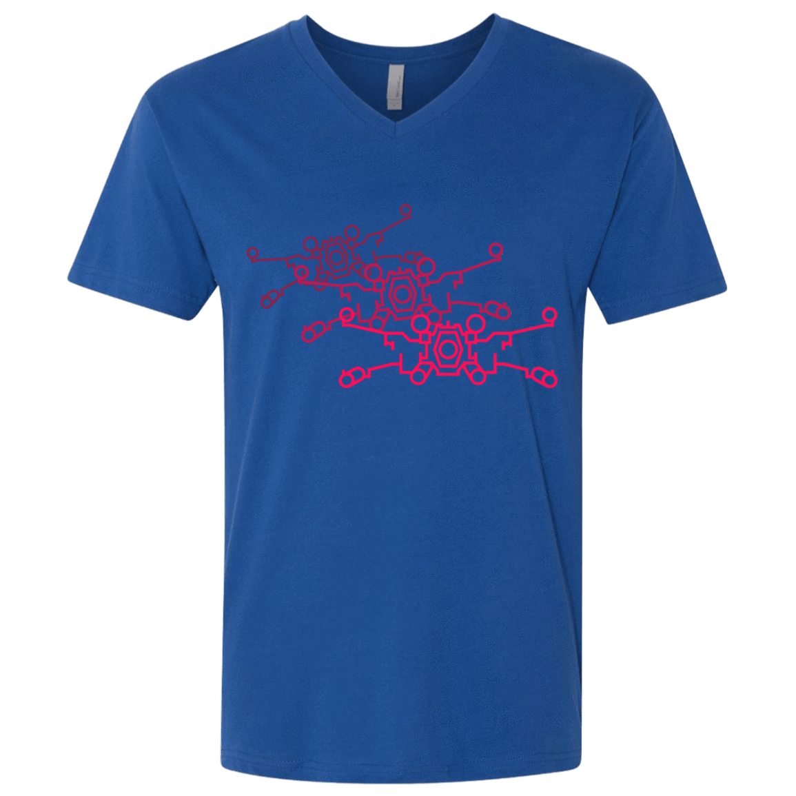 T-Shirts Royal / X-Small Red Five Men's Premium V-Neck
