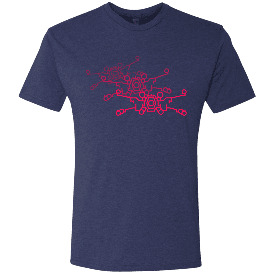 T-Shirts Vintage Navy / S Red Five Men's Triblend T-Shirt