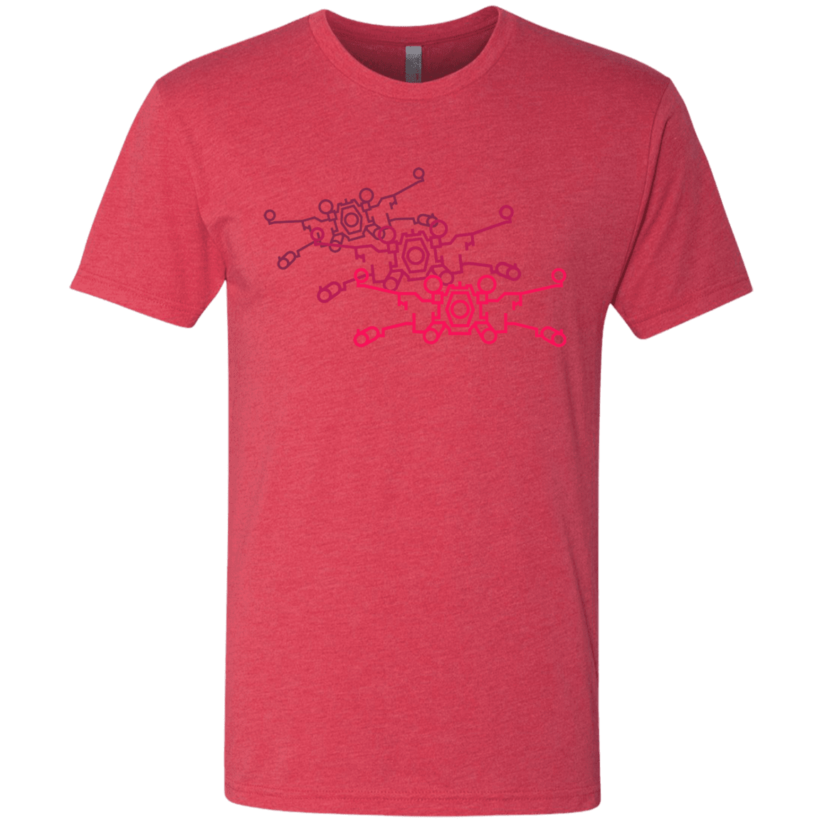 T-Shirts Vintage Red / S Red Five Men's Triblend T-Shirt