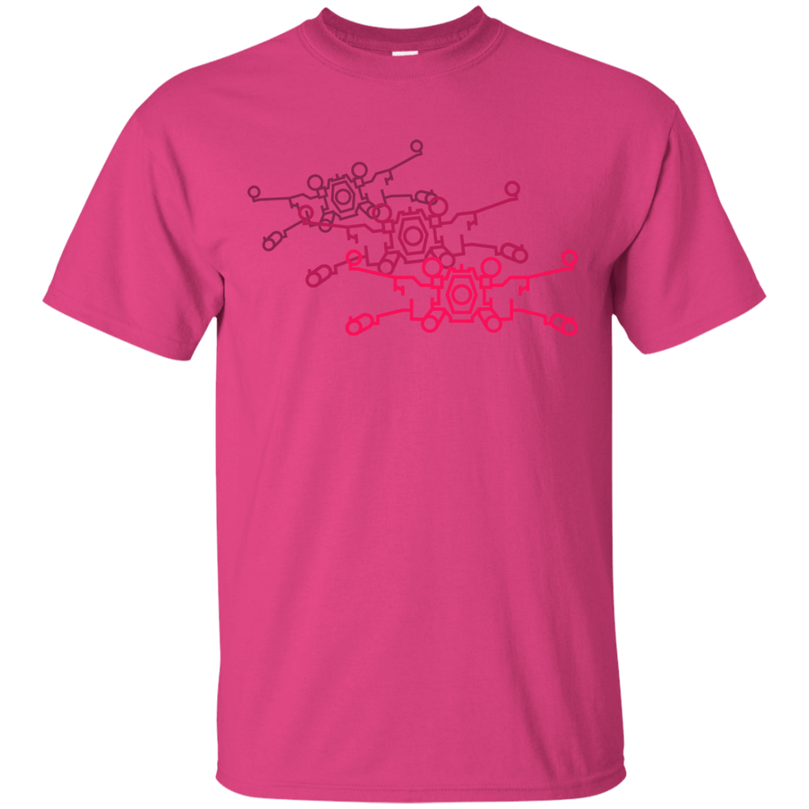 T-Shirts Heliconia / S Red Five T-Shirt