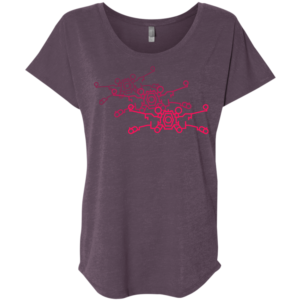 Red Five Triblend Dolman Sleeve