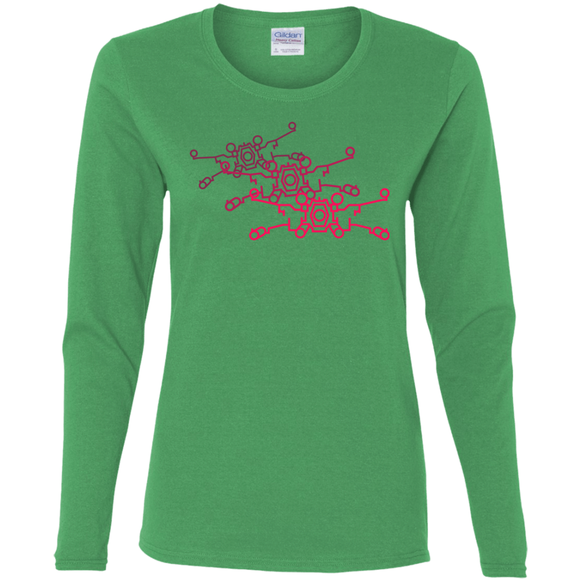 T-Shirts Irish Green / S Red Five Women's Long Sleeve T-Shirt