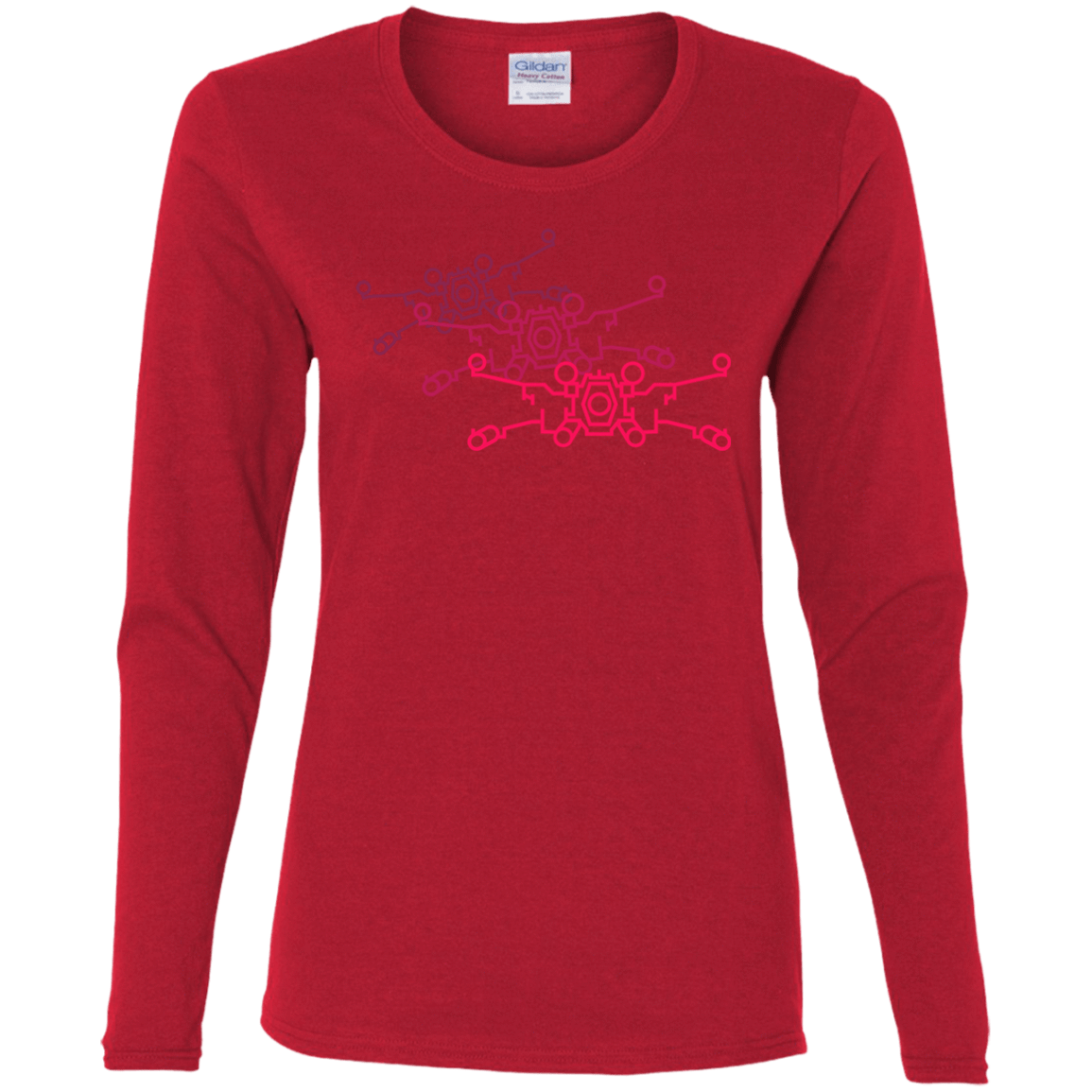T-Shirts Red / S Red Five Women's Long Sleeve T-Shirt