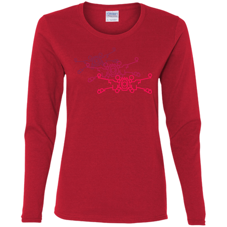 T-Shirts Red / S Red Five Women's Long Sleeve T-Shirt