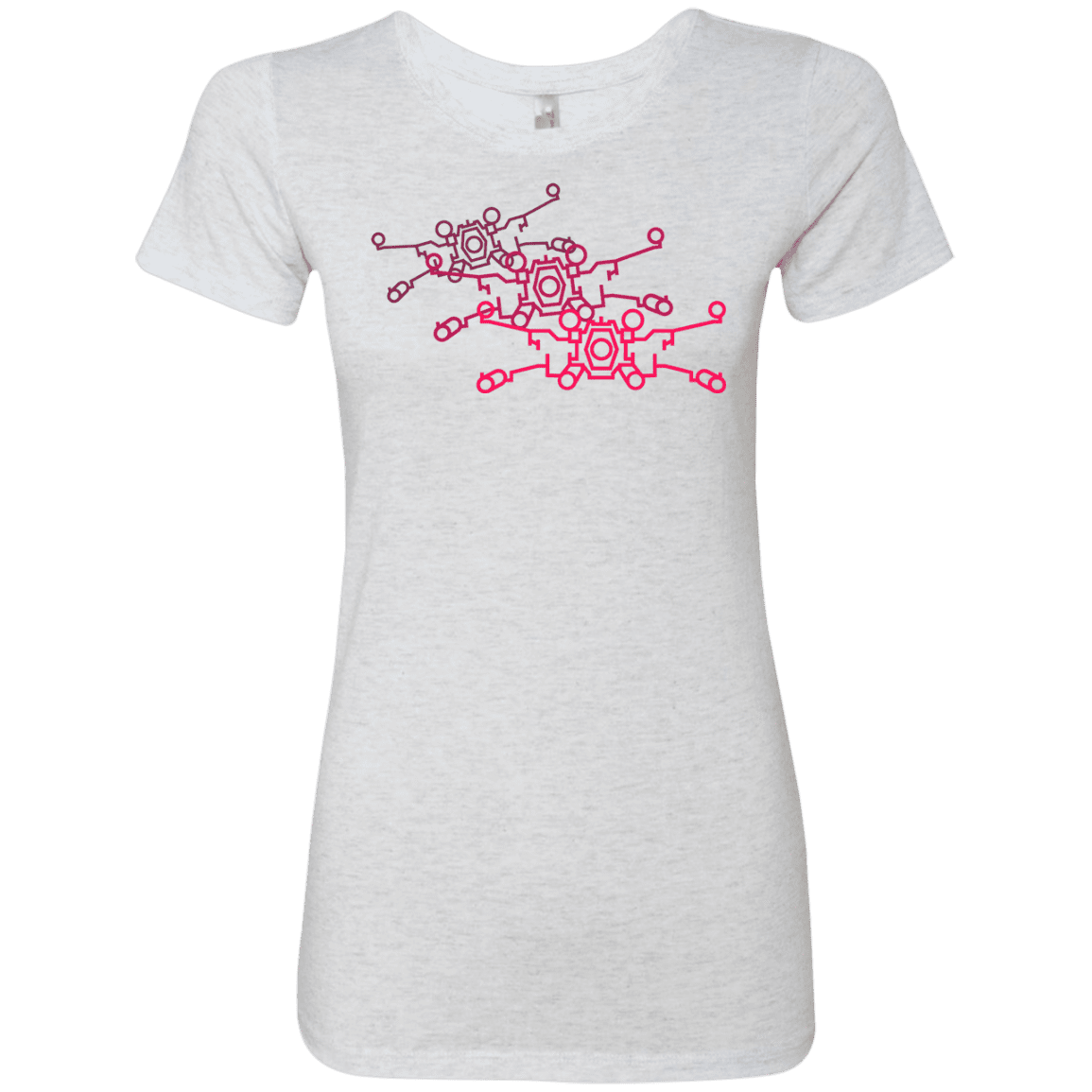 T-Shirts Heather White / S Red Five Women's Triblend T-Shirt
