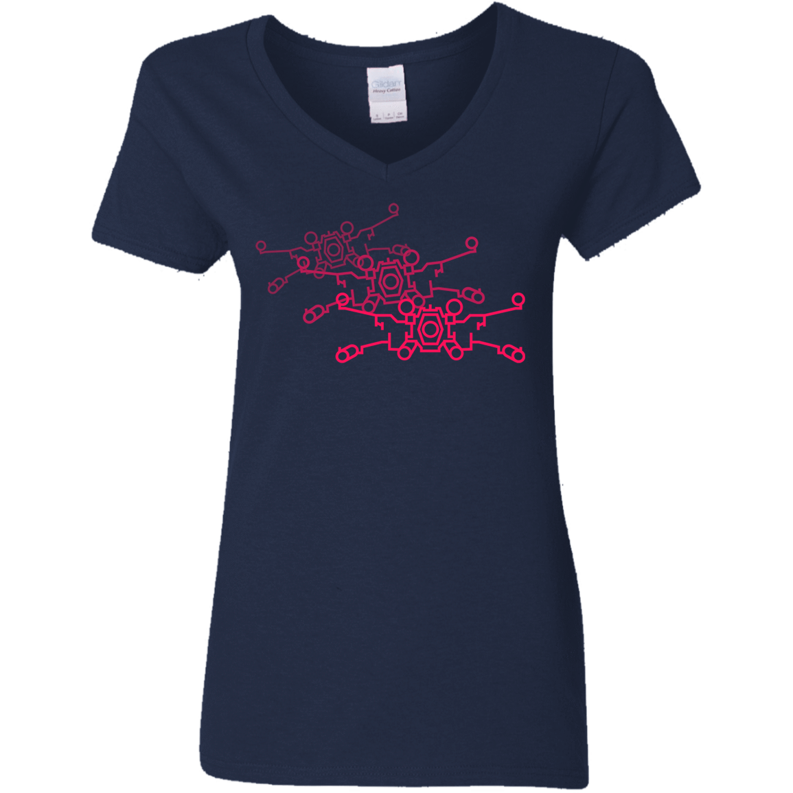 T-Shirts Navy / S Red Five Women's V-Neck T-Shirt