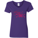 T-Shirts Purple / S Red Five Women's V-Neck T-Shirt