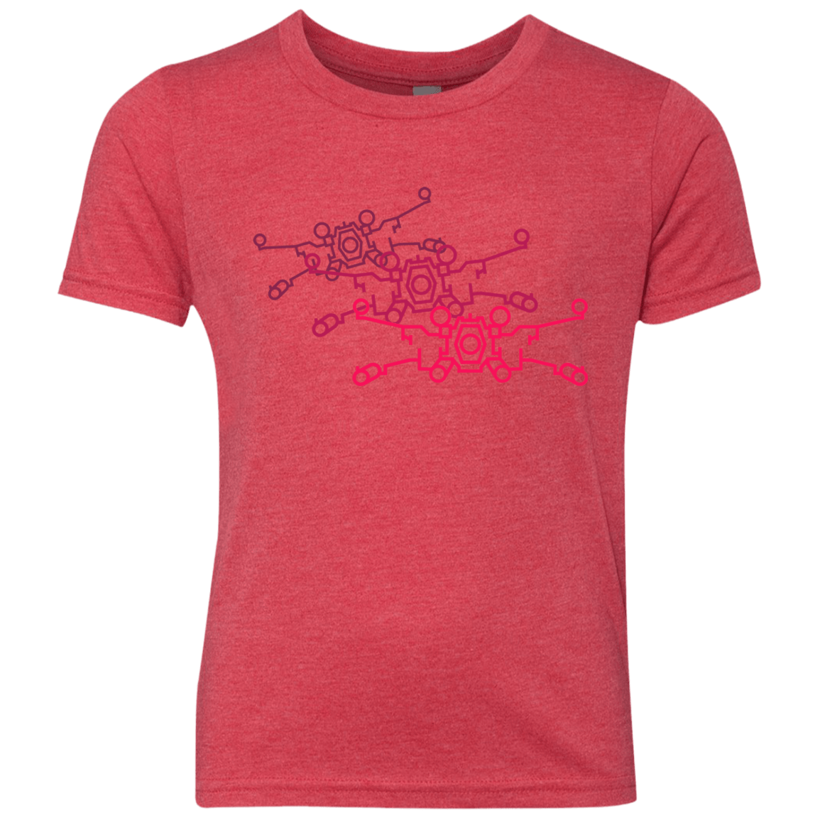 Red Five Youth Triblend T-Shirt