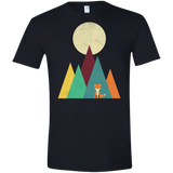 T-Shirts Black / X-Small Red Fox Men's Semi-Fitted Softstyle