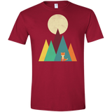 T-Shirts Cardinal Red / S Red Fox Men's Semi-Fitted Softstyle