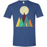 T-Shirts Heather Royal / X-Small Red Fox Men's Semi-Fitted Softstyle