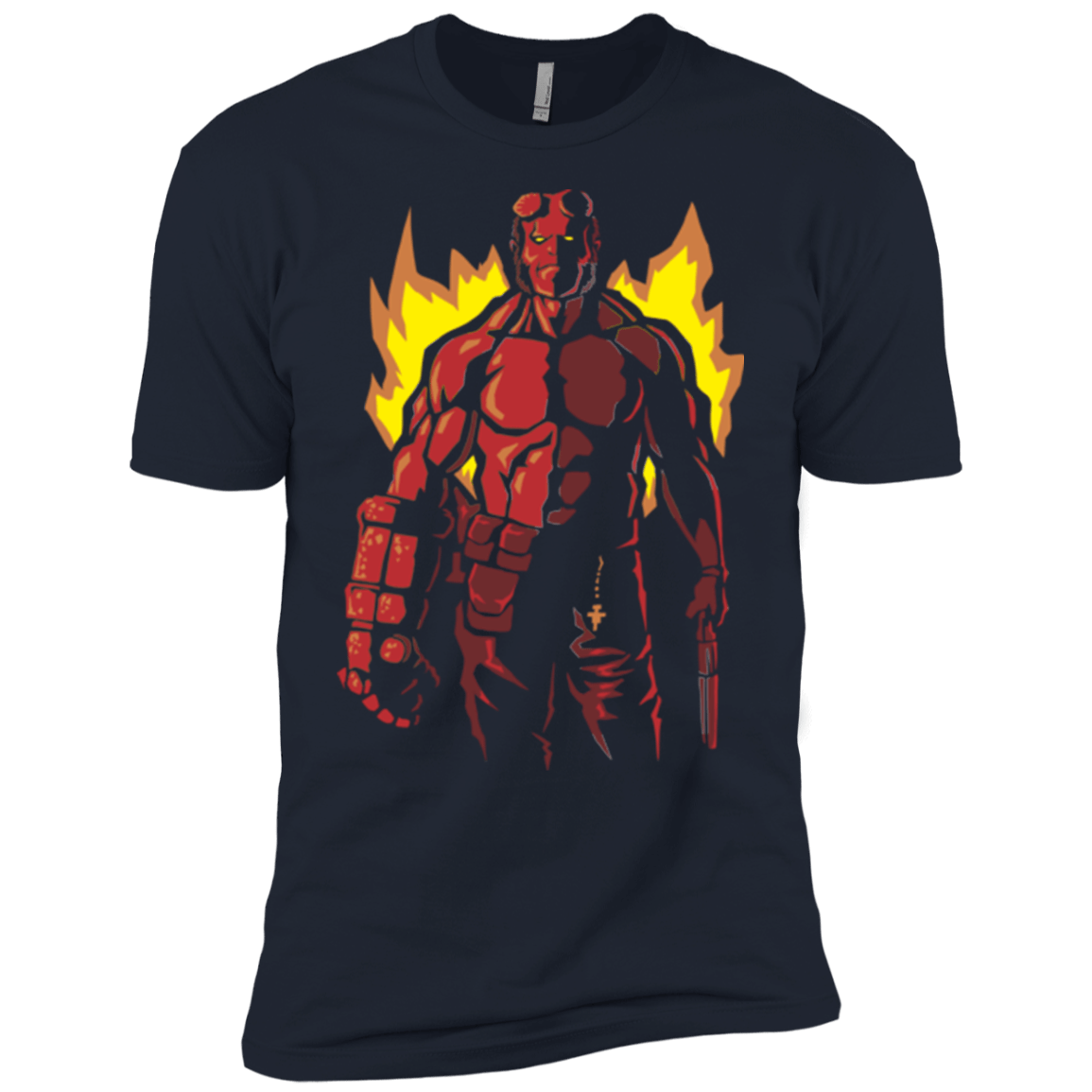 T-Shirts Midnight Navy / YXS Red Hero Boys Premium T-Shirt