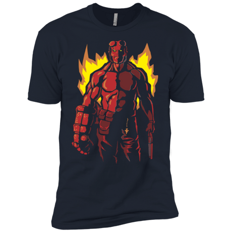 T-Shirts Midnight Navy / YXS Red Hero Boys Premium T-Shirt