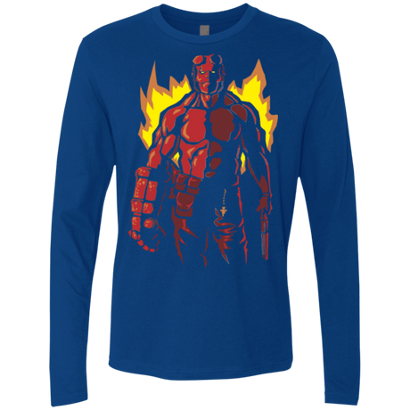 T-Shirts Royal / Small Red Hero Men's Premium Long Sleeve