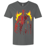 T-Shirts Heavy Metal / X-Small Red Hero Men's Premium V-Neck