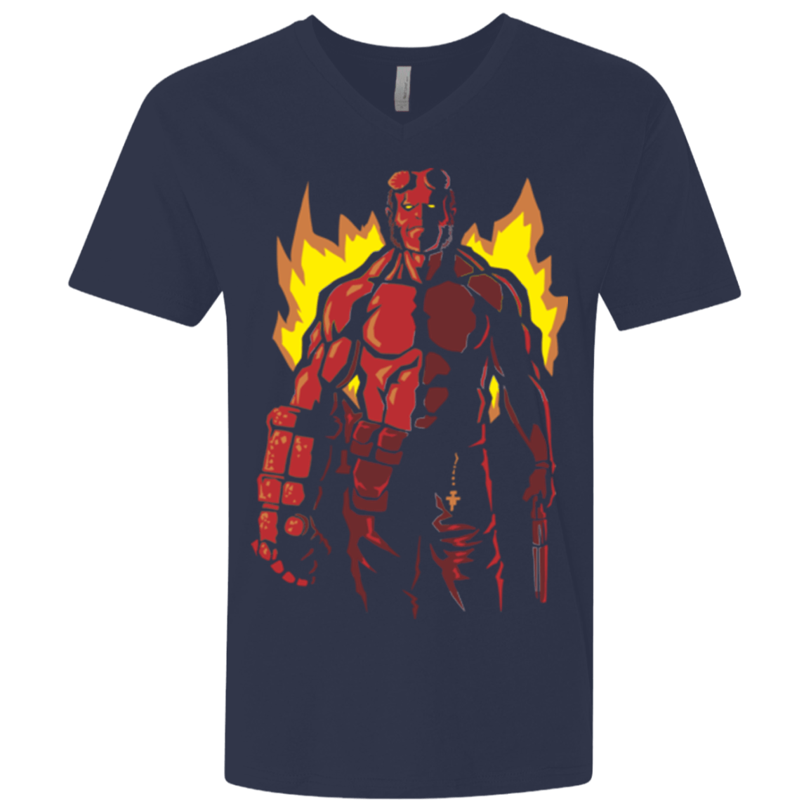 T-Shirts Midnight Navy / X-Small Red Hero Men's Premium V-Neck