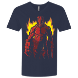 T-Shirts Midnight Navy / X-Small Red Hero Men's Premium V-Neck