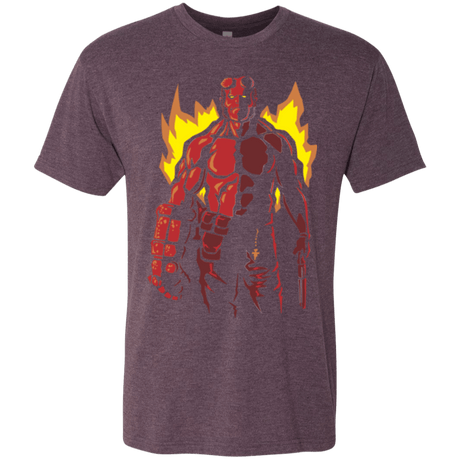 T-Shirts Vintage Purple / Small Red Hero Men's Triblend T-Shirt