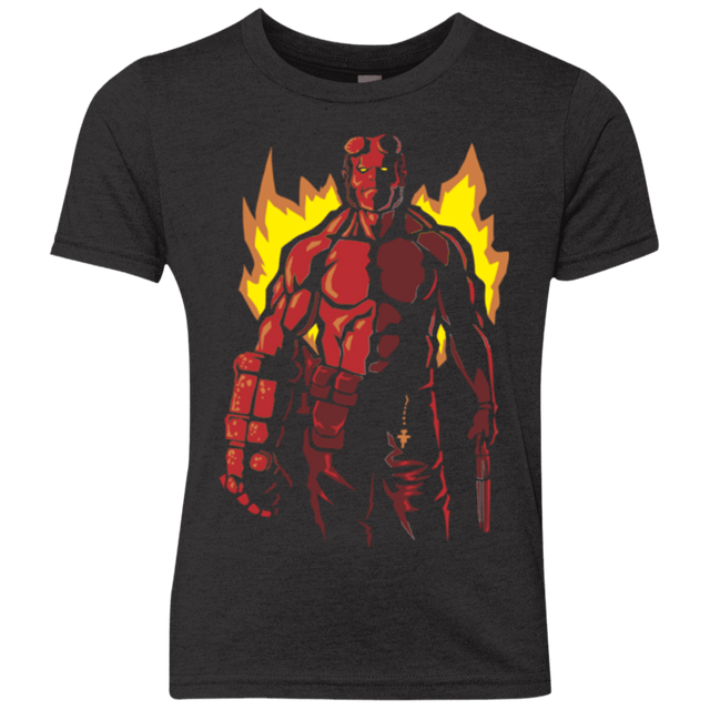 T-Shirts Vintage Black / YXS Red Hero Youth Triblend T-Shirt