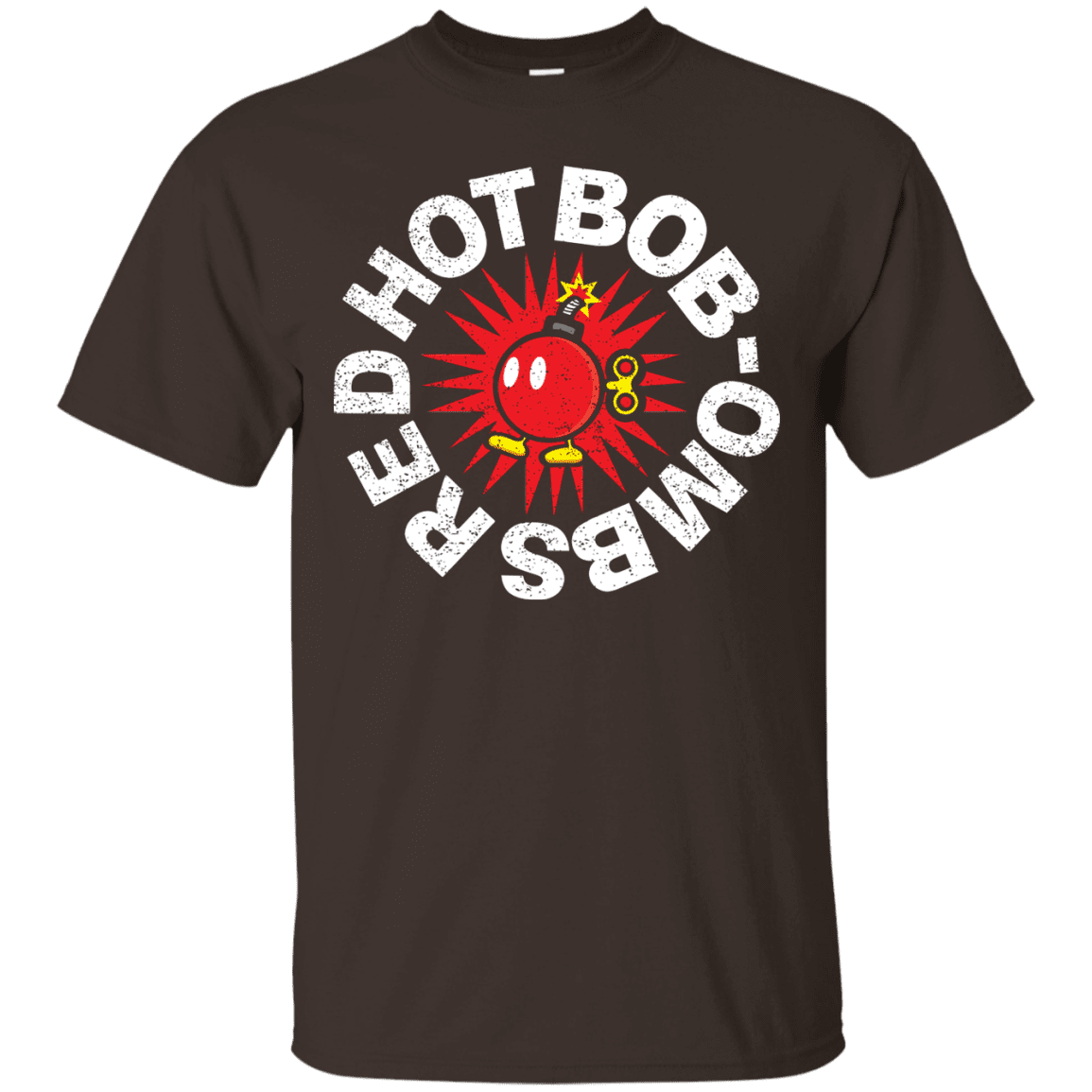 T-Shirts Dark Chocolate / S Red Hot Bob-Ombs T-Shirt