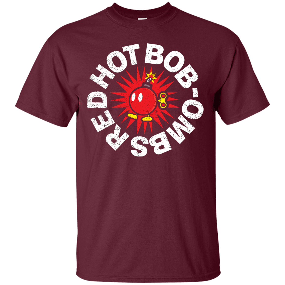 T-Shirts Maroon / S Red Hot Bob-Ombs T-Shirt