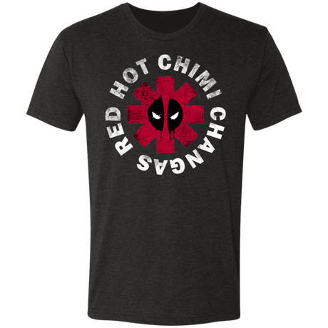 T-Shirts Vintage Black / S Red Hot Chimi Changas Men's Triblend T-Shirt