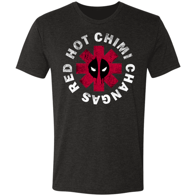 T-Shirts Vintage Black / S Red Hot Chimi Changas Men's Triblend T-Shirt