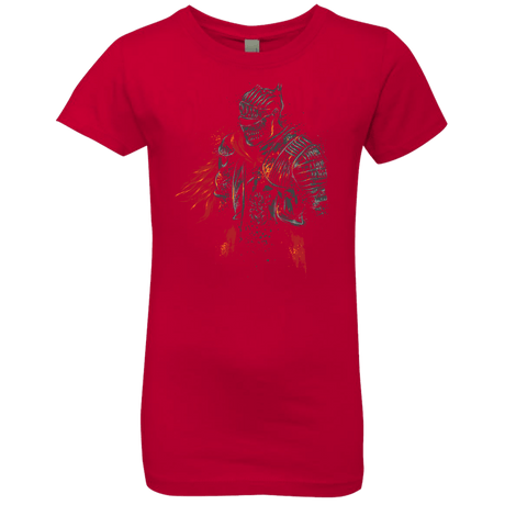 T-Shirts Red / YXS Red knight Girls Premium T-Shirt