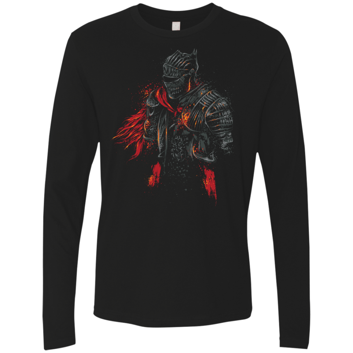 T-Shirts Black / Small Red knight Men's Premium Long Sleeve
