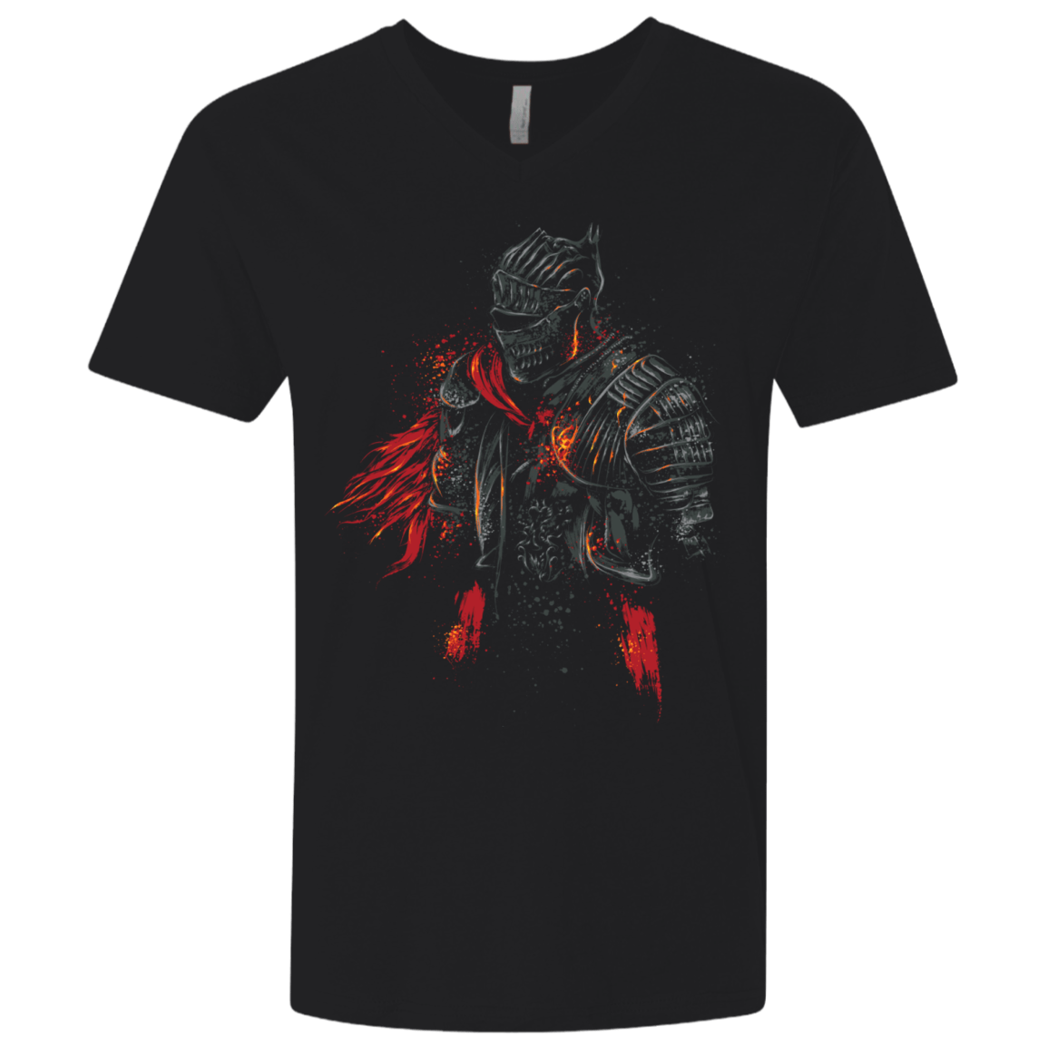 T-Shirts Black / X-Small Red knight Men's Premium V-Neck