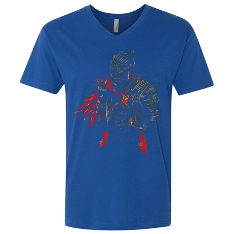 T-Shirts Royal / X-Small Red knight Men's Premium V-Neck