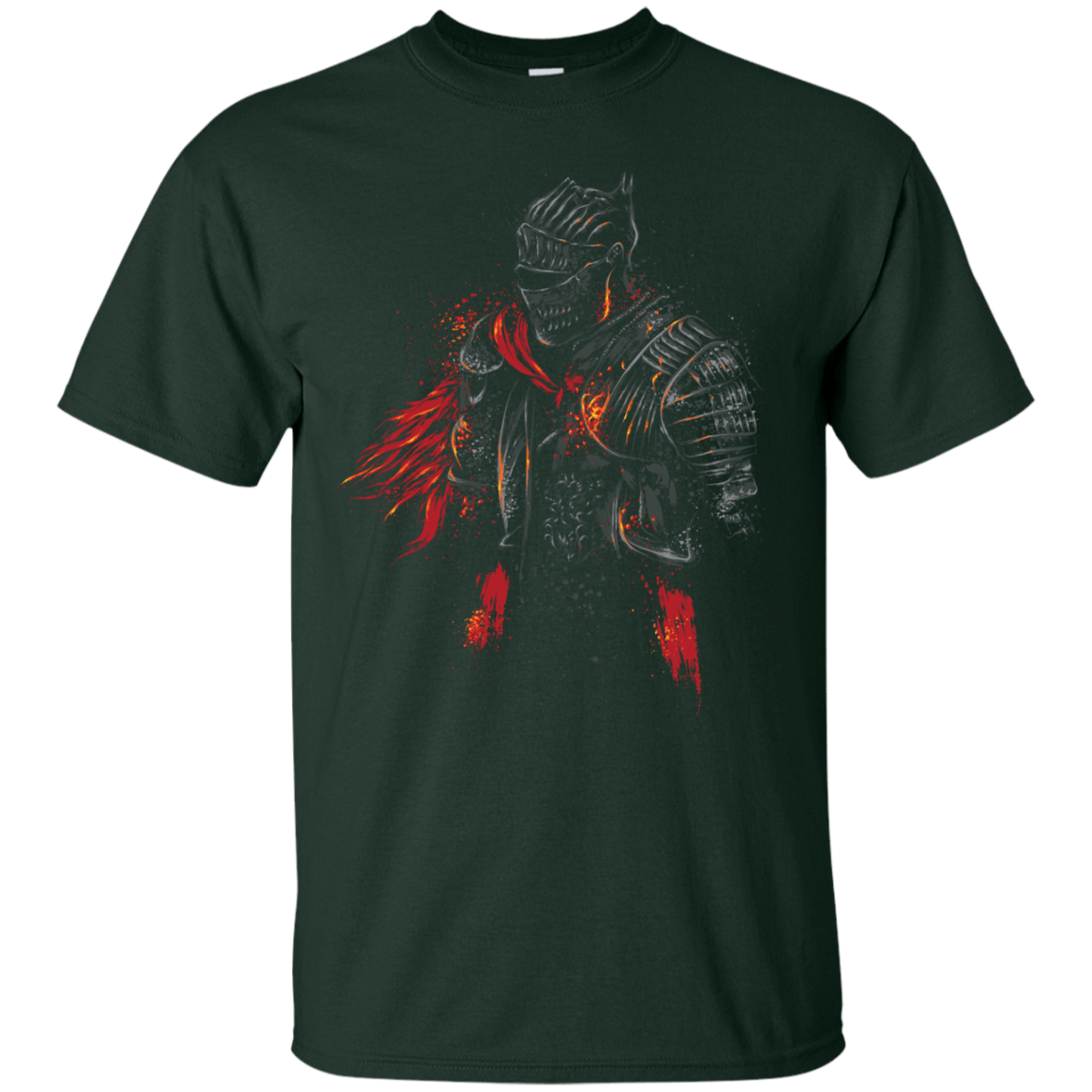 T-Shirts Forest Green / Small Red knight T-Shirt