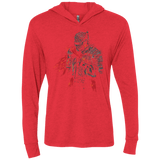 T-Shirts Vintage Red / X-Small Red knight Triblend Long Sleeve Hoodie Tee