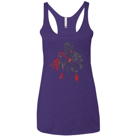 T-Shirts Purple / X-Small Red knight Women's Triblend Racerback Tank