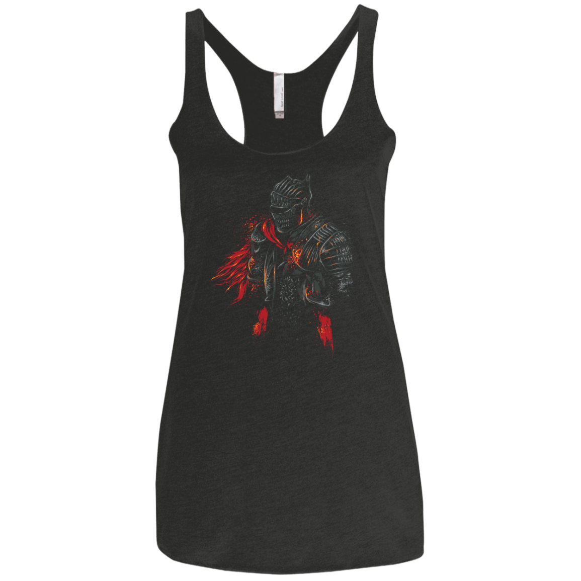 T-Shirts Vintage Black / X-Small Red knight Women's Triblend Racerback Tank