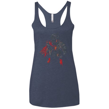 T-Shirts Vintage Navy / X-Small Red knight Women's Triblend Racerback Tank