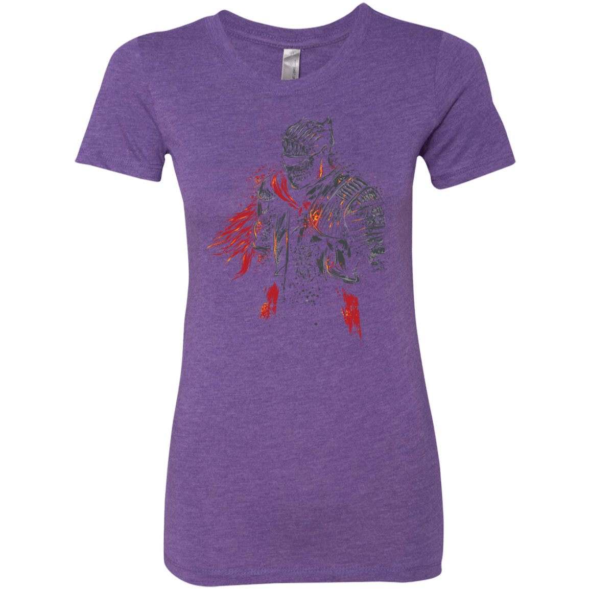 T-Shirts Purple Rush / Small Red knight Women's Triblend T-Shirt