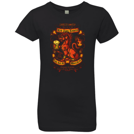 T-Shirts Black / YXS RED LION TAVERN Girls Premium T-Shirt